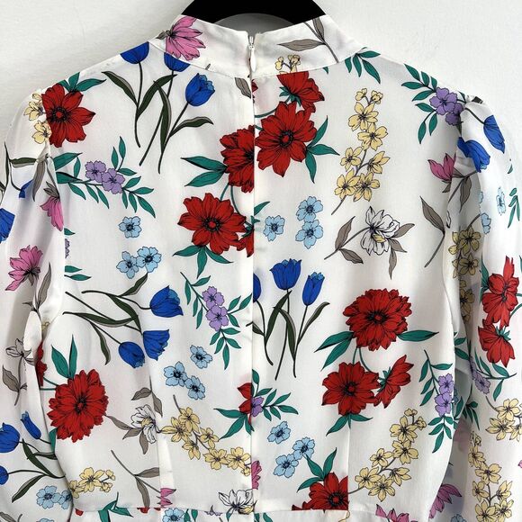 NWT Yumi Kim Night Fever Garden at Dawn 100% Silk Floral Mini Dress 4 - Picture 11 of 14